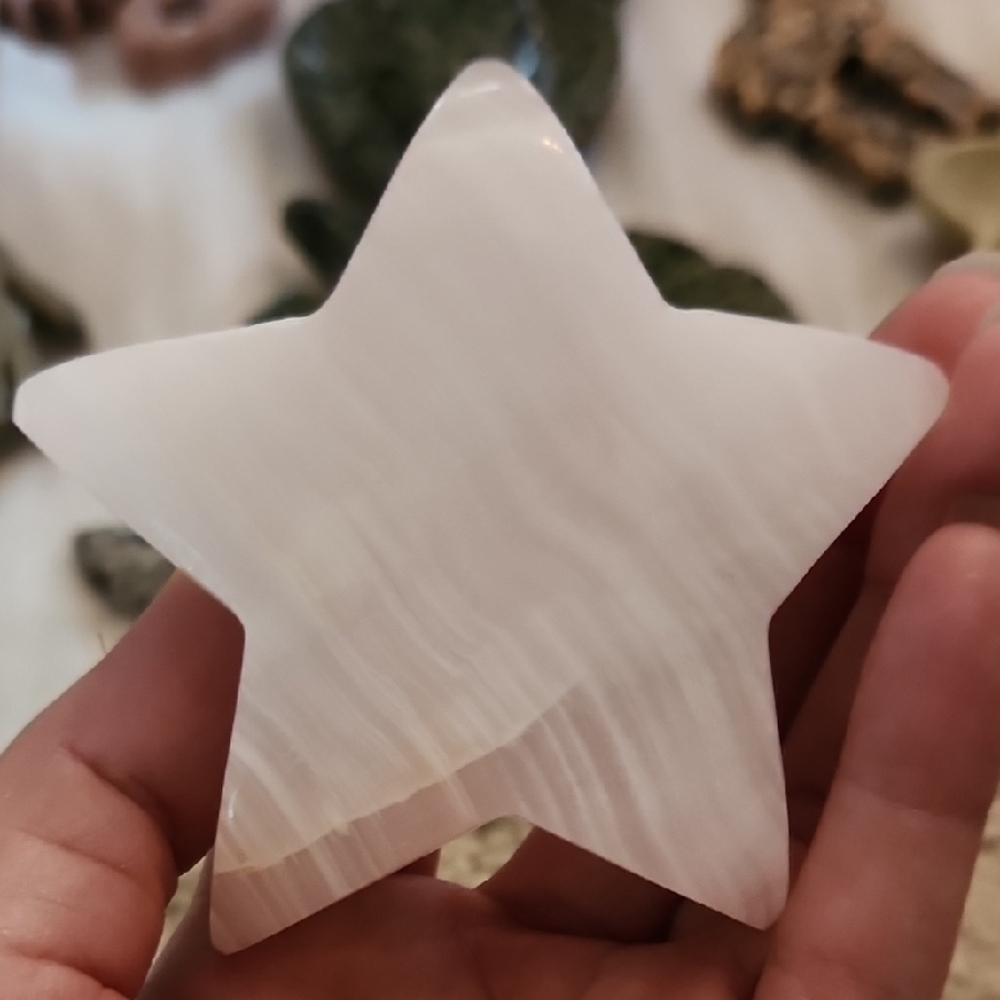 Pink Calcite Star